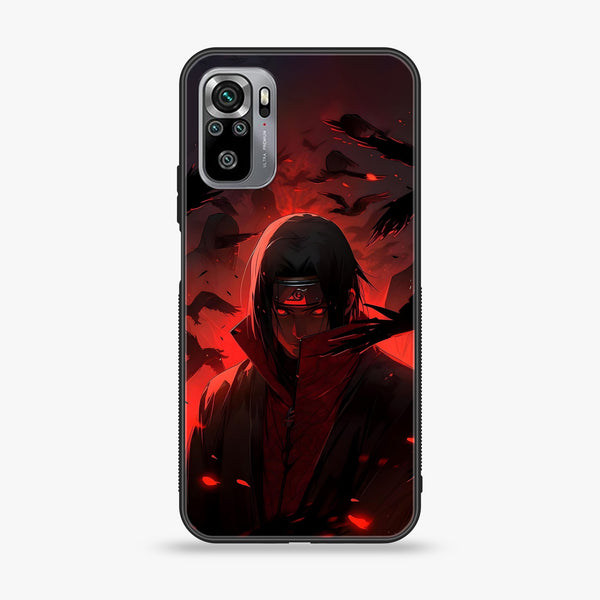Xiaomi Redmi Note 10S - Red Rings - Premium Printed Glass soft Bumper shock Proof Case
