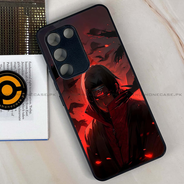 Vivo Y200e - Red Rings -  Premium Printed Metal soft Bumper shock Proof Case