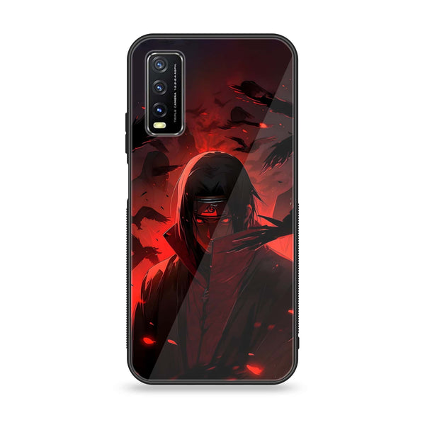 Vivo Y20s - Red Rings - Premium Printed Glass soft Bumper shock Proof Case