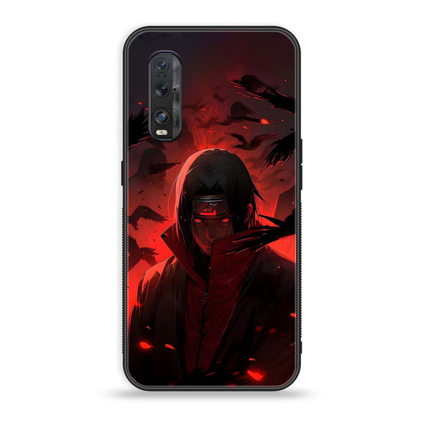 Oppo Find X2 - Red Rings -  Premium Printed Metal soft Bumper shock Proof Case