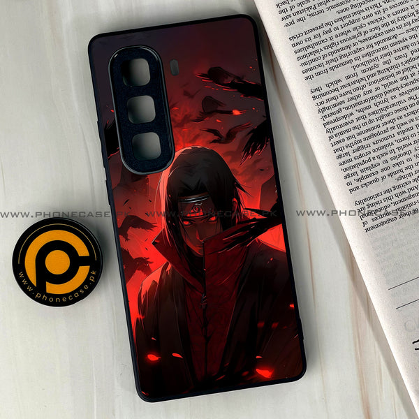 Infinix Hot 50 Pro Plus - Red Rings  - Premium Printed Glass soft Bumper Shock Proof Case