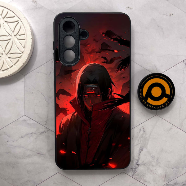 Samsung Galaxy A26 5G - Red Rings Itachi - Premium Metal Printed soft Bumper shock Proof Case