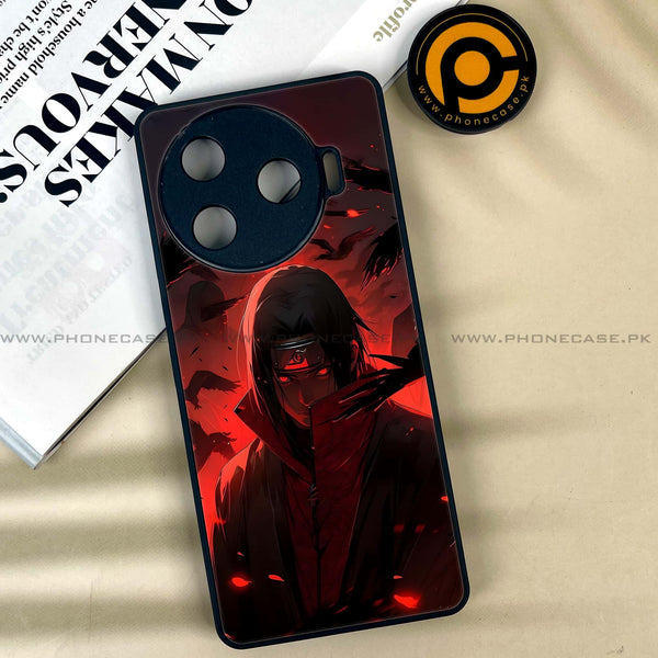 Tecno Camon 30 Pro 5G - Red Rings -  Premium Printed Metal soft Bumper shock Proof Case