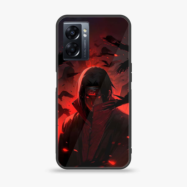 Oppo A77 4G - Red Rings -  Premium Printed Metal soft Bumper shock Proof Case