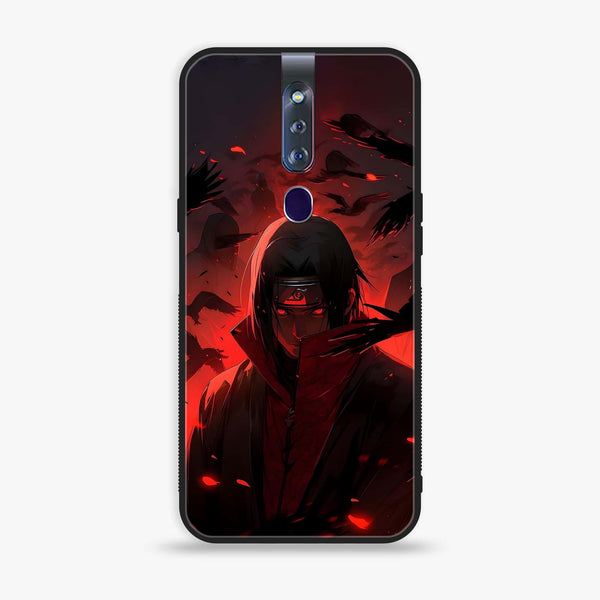 Oppo F11 Pro - Red Rings - Premium Printed Glass soft Bumper shock Proof Case