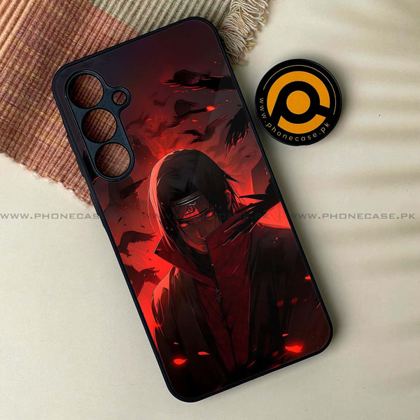 Samsung Galaxy S24 FE - Red Rings Itachi - Premium Metal Printed soft Bumper shock Proof Case