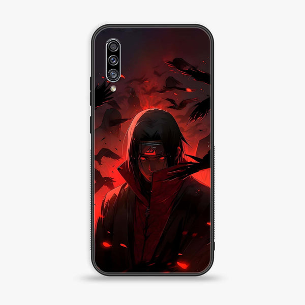 Galaxy A50 - Red Rings - Premium Printed Glass soft Bumper shock Proof Case