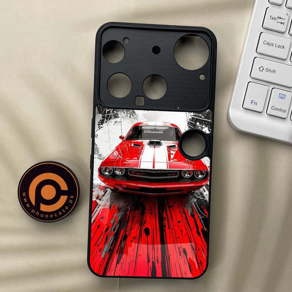 Nothing Phone 3 - Red Muscle Car Thrill - Premium Metal Printed soft Bumper shock Proof Case
