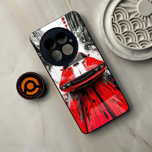 OnePlus 13 - Red Muscle Car Thrill - Premium Metal Printed soft Bumper shock Proof Case