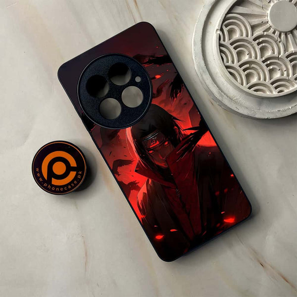 OnePlus 13 - Red Rings Itachi - Premium Metal Printed soft Bumper shock Proof Case