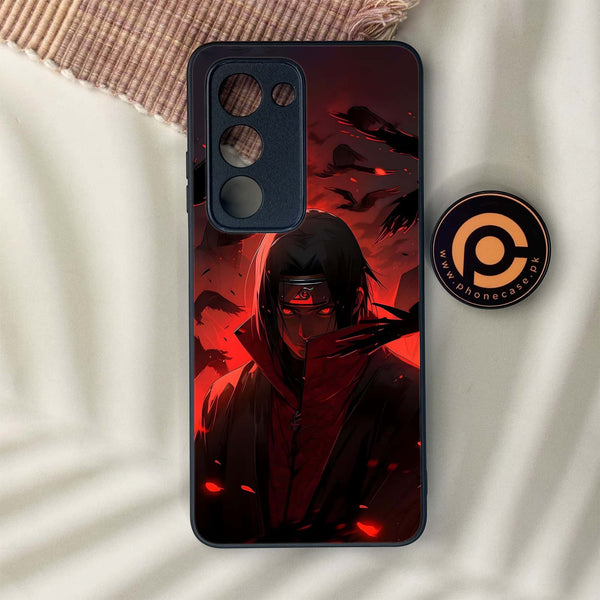 Oppo A5 2025 - Red Rings  - Premium Metal Printed soft Bumper shock Proof Case