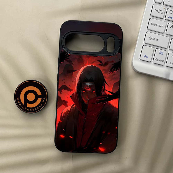 Google Pixel 10 Pro  - Red Rings Itachi - Premium Metal Printed soft Bumper Shock Proof Case