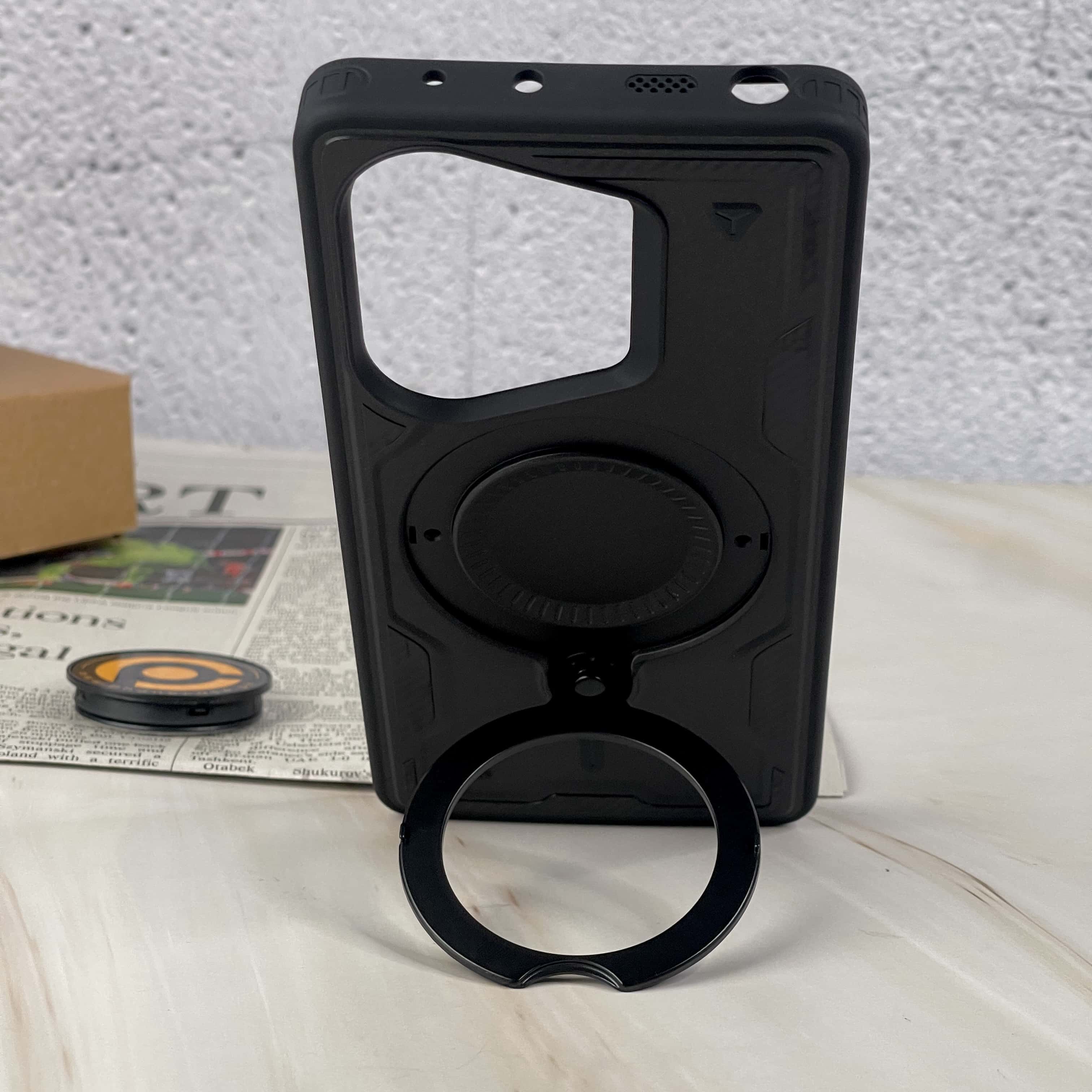 Redmi Note 13 Pro Premium Military Grade Armor Case with Built-in Stand With Magsafe Support