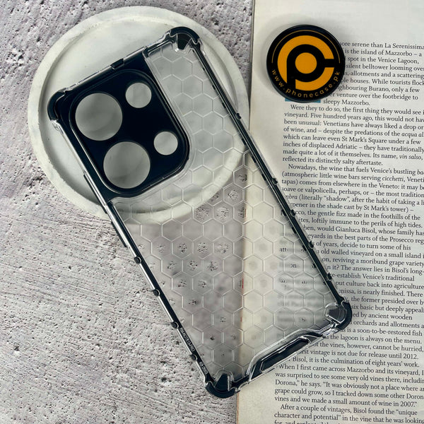 Redmi Note 13 Pro 4G / Poco M6 Pro 4G Airbag Shockproof Hybrid Armor Honeycomb Case