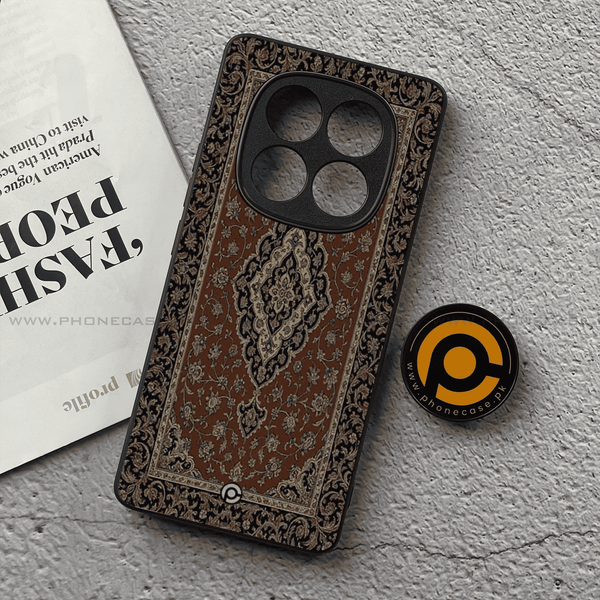 Redmi Note 14 Pro - Persian Rugs Design 1  - Premium Metal Printed soft Bumper shock Proof Case