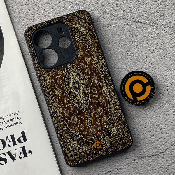 Xiaomi Redmi Note 14 -  Persian Rugs Design - Premium Metal Printed soft Bumper shock Proof Case