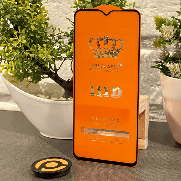 Redmi Note 8 11D full curved Electrostatic absorption Tempered glass Protector