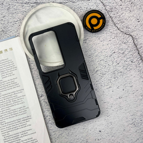Oppo Reno 11F Upgraded Ironman With Holding Ring and KickStand Hybrid Shock Proof Case