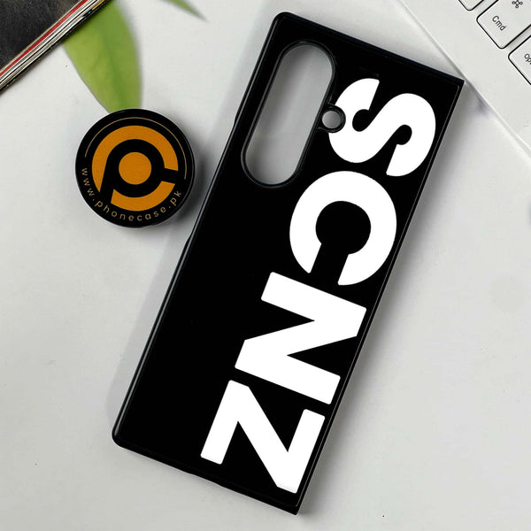 Samsung Galaxy Z Fold 7 - SCNZ -  Premium Metal Printed soft Bumper shock Proof Case