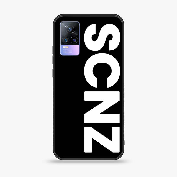 Vivo V21e - SCNZ - Premium Printed Glass soft Bumper Shock Proof Case