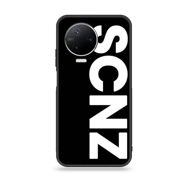 Infinix Note 12 Pro - SCNZ - Premium Printed Glass soft Bumper Shock Proof Case