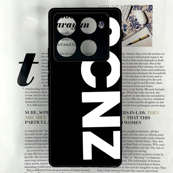 Infinix Note 40 Pro Plus - SCNZ - Premium Metal Printed soft Bumper shock Proof Case