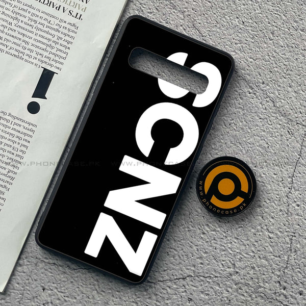 Samsung Galaxy S10 5G - SCNZ - Premium Printed Glass soft Bumper Shock Proof Case
