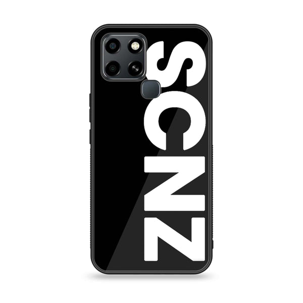 Infinix Smart 6 - SCNZ -  Premium Printed Metal soft Bumper shock Proof Case