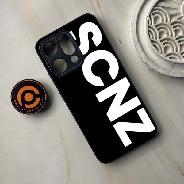 Oppo Reno 14 5G - SCNZ - Premium Metal Printed soft Bumper shock Proof Case