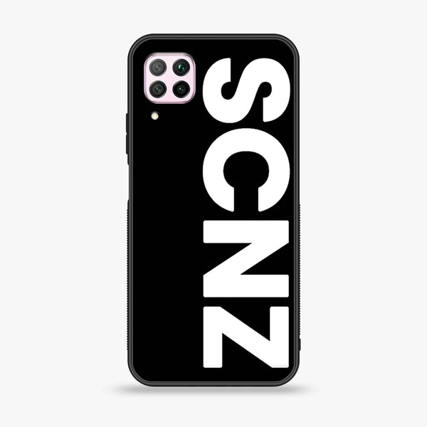 Huawei Nova 7i - SCNZ - Premium Printed Glass soft Bumper shock Proof Case CS-31472