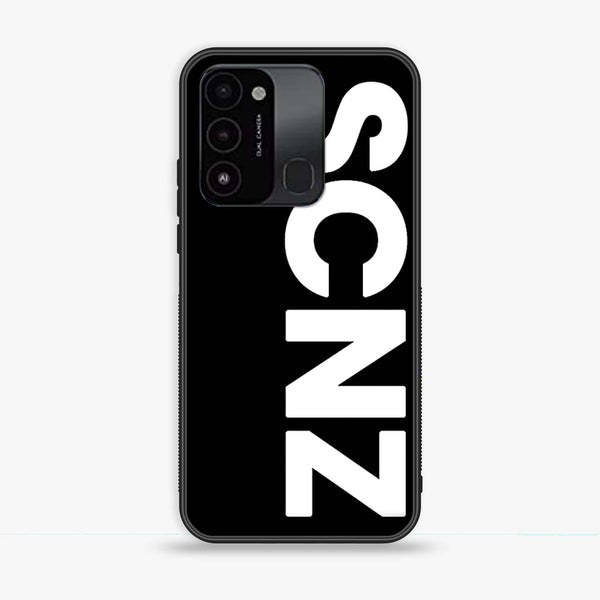 Tecno Spark Go 2022 - SCNZ - Premium Printed Glass soft Bumper Shock Proof Case