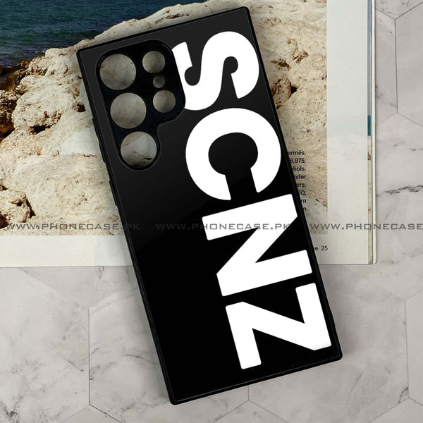 Samsung Galaxy S22 Ultra - SCNZ - Premium Metal Printed soft Bumper shock Proof Case