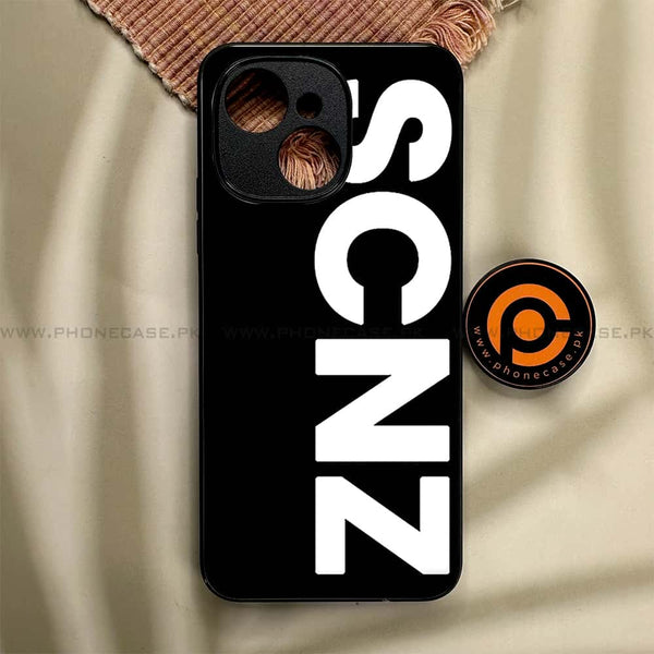 Tecno Spark 40C - SCNZ - Premium Metal Printed soft Bumper shock Proof Case