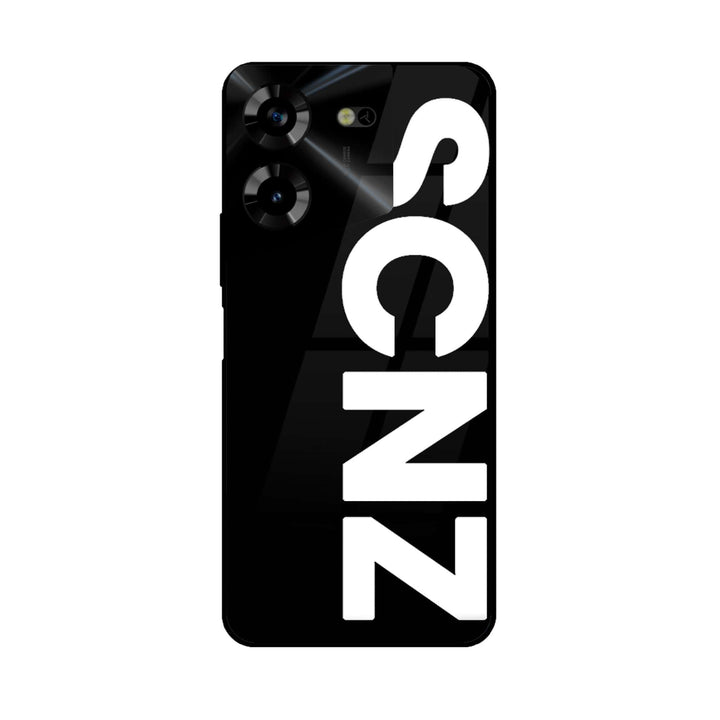 Tecno Pova 5 Pro - SCNZ -  Premium Printed Metal soft Bumper shock Proof Case