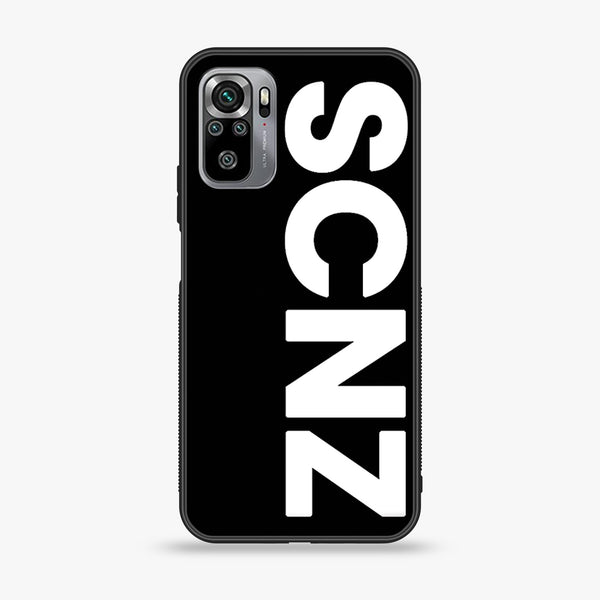 Xiaomi Redmi Note 10S - SCNZ - Premium Printed Glass soft Bumper shock Proof Case