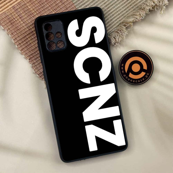 Samsung Galaxy A71 - SCNZ - Premium Metal Printed soft Bumper shock Proof Case