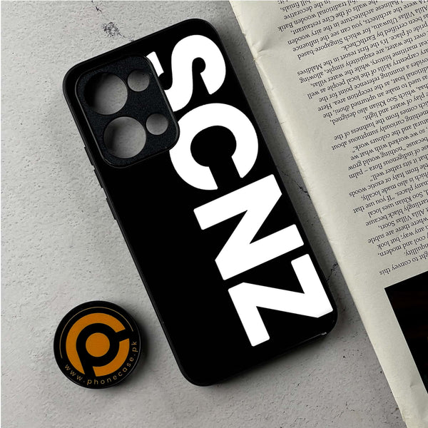 Oppo Reno 13 - SCNZ - Premium Metal Printed Soft Bumper Shockproof Case