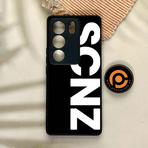 Vivo V29 - SCNZ - Premium Printed Glass soft Bumper Shock Proof Case CS-12798