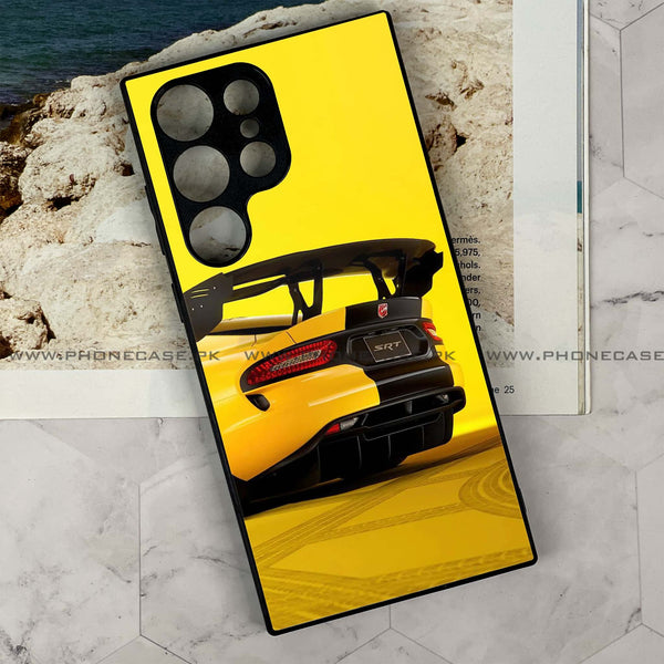 Samsung Galaxy S24 Ultra - Sakura Racing Car - Premium Metal Printed soft Bumper shock Proof Case  CS-39648