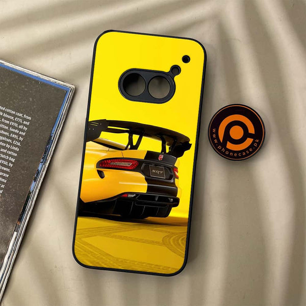 Nothing Phone (2a) - Sakura Racing Car - Premium Metal Printed soft Bumper Shock Proof Case