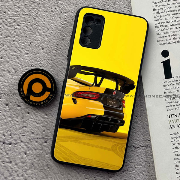 Samsung Galaxy A03s -   Sakura Racing Car - Premium Printed Metal soft Bumper shock Proof Case