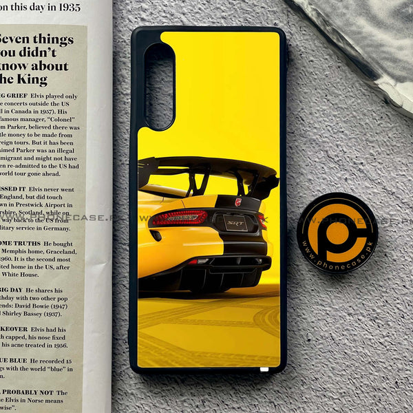 LG G9 - Sakura Racing Car - Premium Metal Printed soft Bumper shock Proof Case