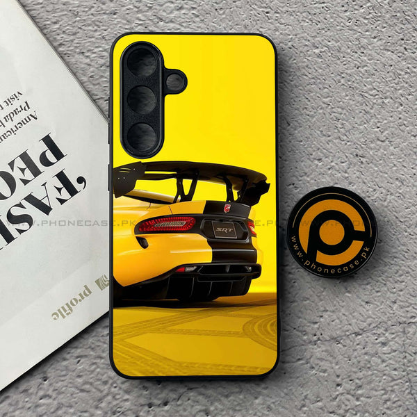Samsung Galaxy S25 FE - Sakura Racing Car - Premium Metal Printed soft Bumper shock Proof Case