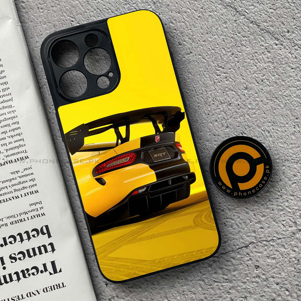 iPhone 15 Pro Max - Sakura Racing Car - Premium Metal Printed soft Bumper shock Proof Case