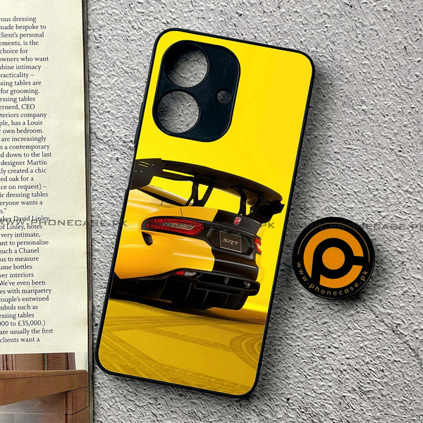 Realme Note 60 - Sakura Racing Car - Premium Printed Metal Soft Case