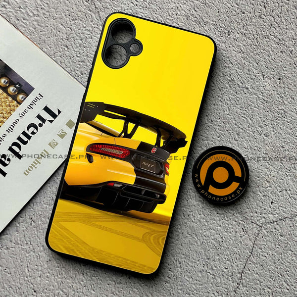 Samsung Galaxy A05 - Sakura Racing Car - Premium Metal Printed soft Bumper shock Proof Case