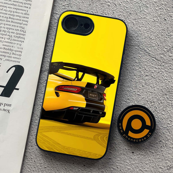 iPhone 16e - Sakura Racing Car - Premium Metal  Printed soft Bumper shock Proof Case