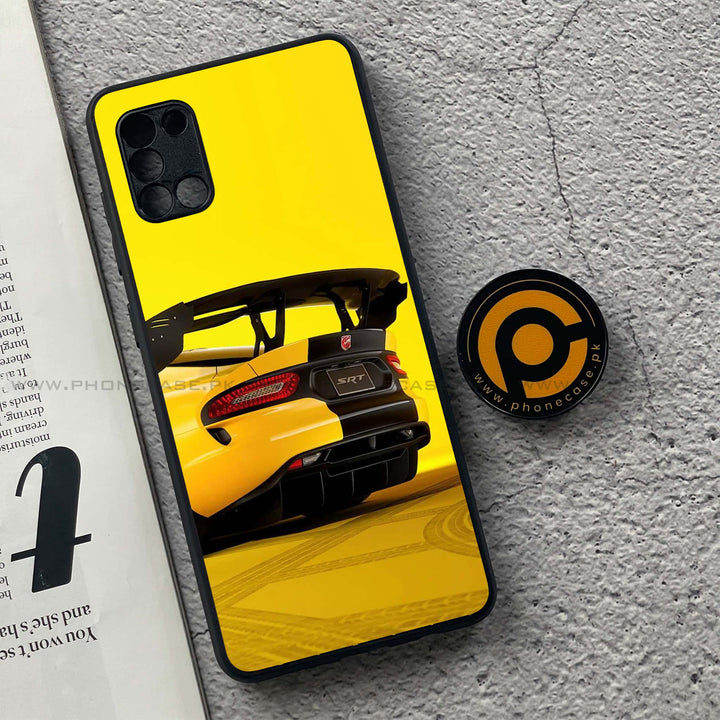 Samsung Galaxy A31 - Sakura Racing Car - Premium Printed Glass soft Bumper Shock Proof Case