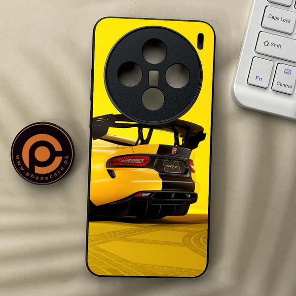 Vivo X200 - Sakura Racing Car - Premium Metal  Printed soft Bumper shock Proof Case
