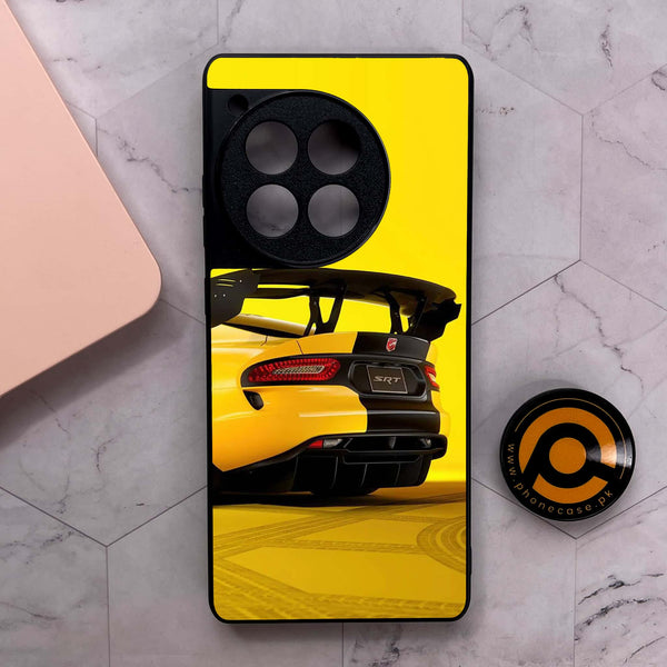 OnePlus 12R - Sakura Racing Car - Premium Metal Printed soft Bumper shock Proof Case